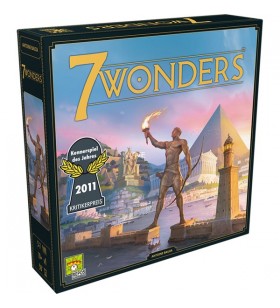 Asmodee 7 wonders - joc de bază - design nou, joc de masă