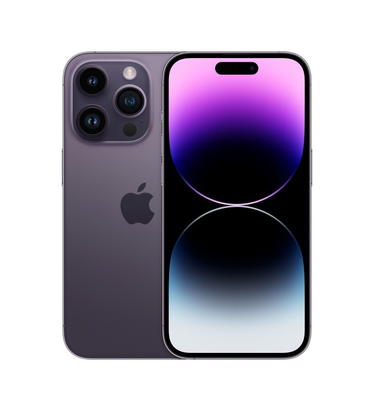 Apple iphone 14 pro 128gb, telefon mobil (violet închis, ios)