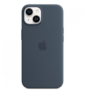 Husă din silicon apple cu magsafe, husă pentru telefon mobil (albastru-gri, albastru furtuna, iphone 14)