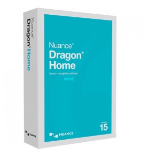 Nuance dragon home 15.0, comunicare, software de birou (limba germana)