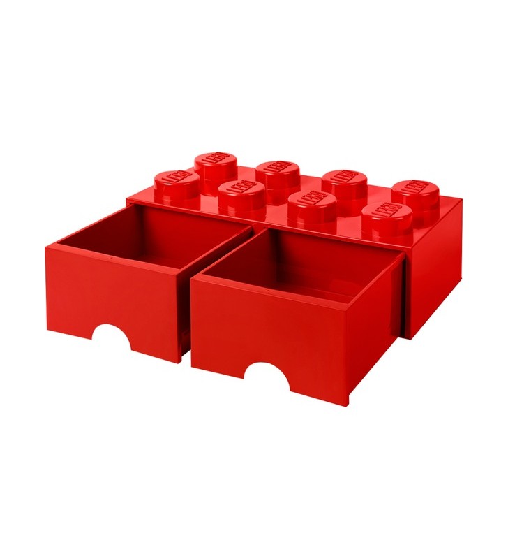 Room copenhaga lego brick sertar 8 roșu, cutie de depozitare (roșu)
