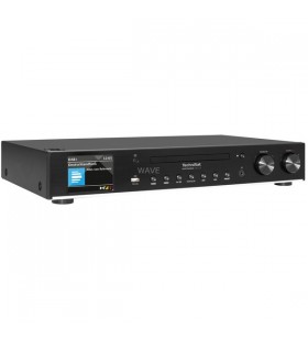 TechniSat DIGITRADIO 143 CD (v3), radio prin internet (negru, WLAN, Bluetooth, USB)