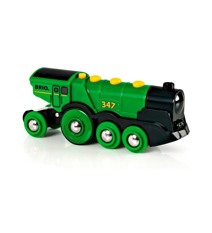 Brio world green gustav locomotivă cu baterie, vehicul de jucărie (verde)