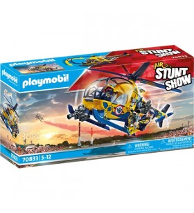 Playmobil 70833 jucărie de construcție cu elicopter pentru echipajul de filmare
