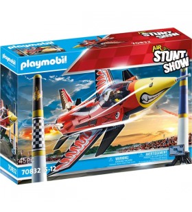 Playmobil 70832 air stunt show jet „eagle”, jucărie de construcție