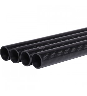 Alphacool carbon hardtube 13mm 4x 80cm, tub (negru, set de 4)
