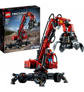 Jucărie de construcție lego 42144 technic manipulator de materiale (set de jucării mecanice, funcții manuale și pneumatice)