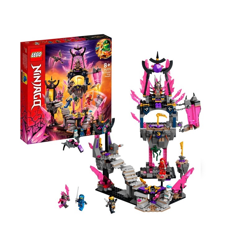 Jucărie de construcție lego 71771 ninjago templul regelui de cristal