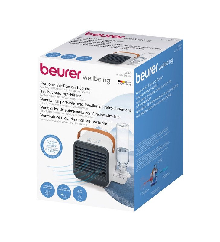 Beurer lv50 fresh breeze, ventilator (alb/gri)