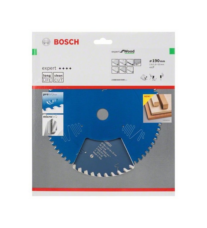 Bosch 2 608 644 049 lame pentru ferăstraie circulare 19 cm 1 buc.