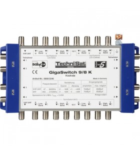 Technisat gigaswitch 9/8k, multi-switch (extensie pentru techniswitch 9/8g)