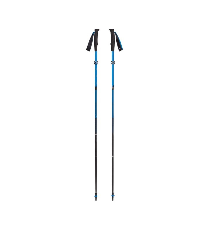 Bețe de trekking black diamond distance carbon flz, echipament de fitness (albastru, 1 pereche, 95-110 cm)