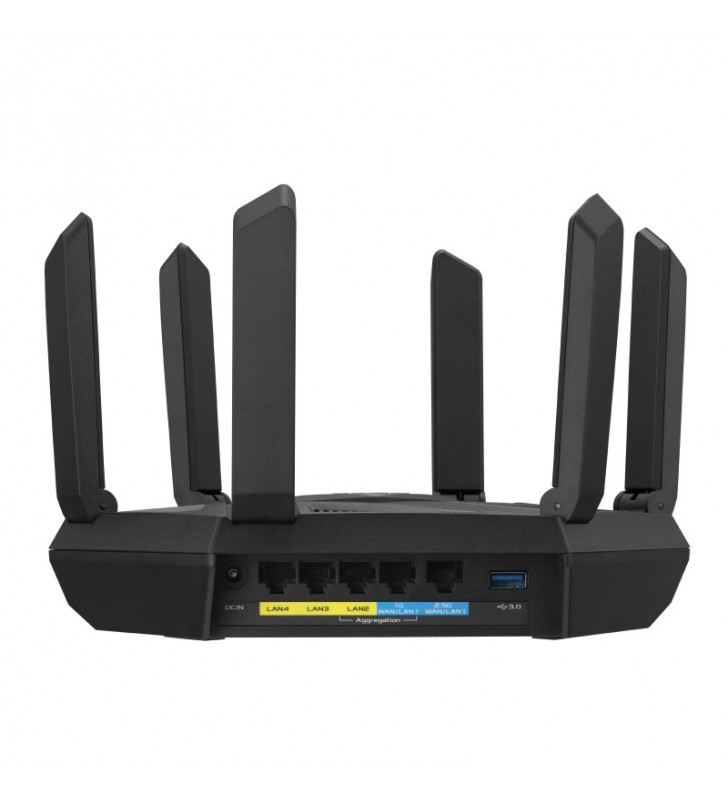 Asus rt-axe7800 router wireless tri-band (2.4 ghz / 5 ghz / 6 ghz) negru