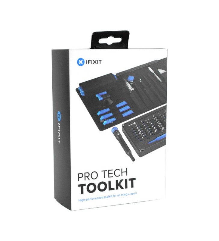 Ifixit pro tech toolkit, set de instrumente (negru/albastru, pentru reparații electronice)