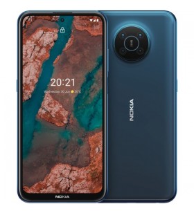 Nokia x20 128gb, telefon mobil (albastru nordic, sim dublu, android 10, 8 gb)