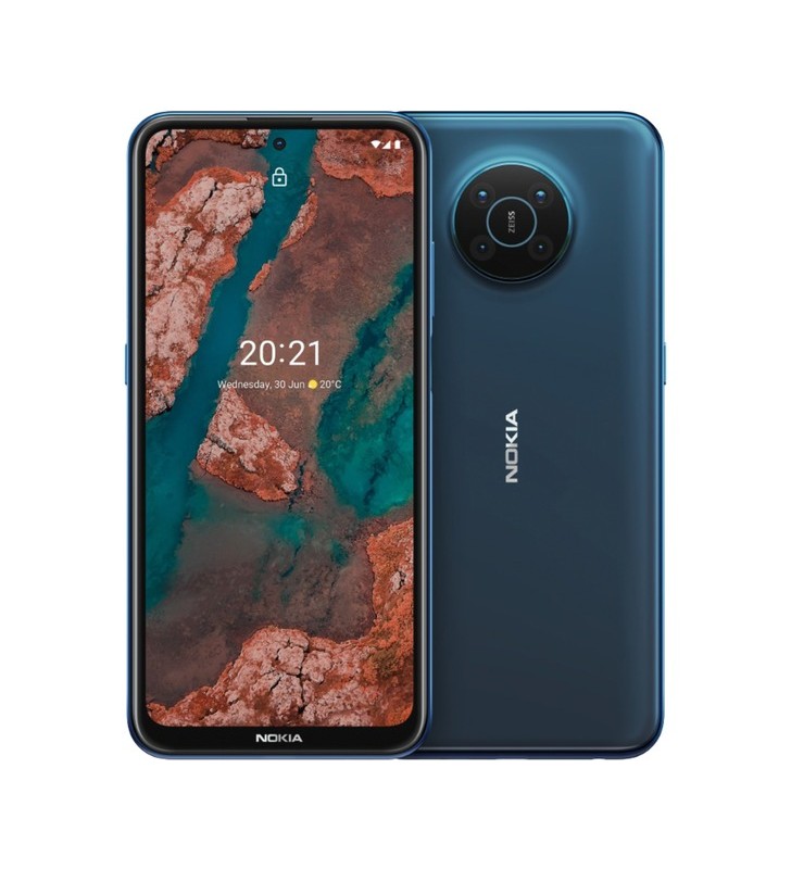 Nokia x20 128gb, telefon mobil (albastru nordic, sim dublu, android 10, 8 gb)