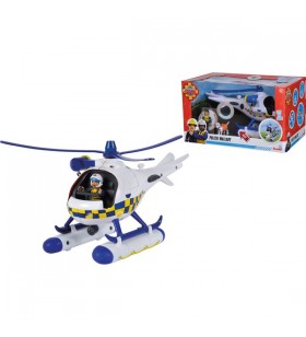 Simba pompierul sam poliția wallaby jucărie vehicul (alb/albastru, cu lumină și sunet)