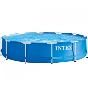 Set piscina intex frame rondo gs, ø 305x76 cm, piscina (albastru, sistem de filtrare cu cartuș eco 602g)
