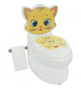 Jamara micuța mea pisică de toaletă, olita (alb/multicolor)