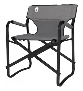 Coleman steel deck chair 2000038340, scaun de camping (gri negru)