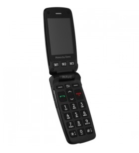 Doro primo 406, telefon mobil (negru argintiu)