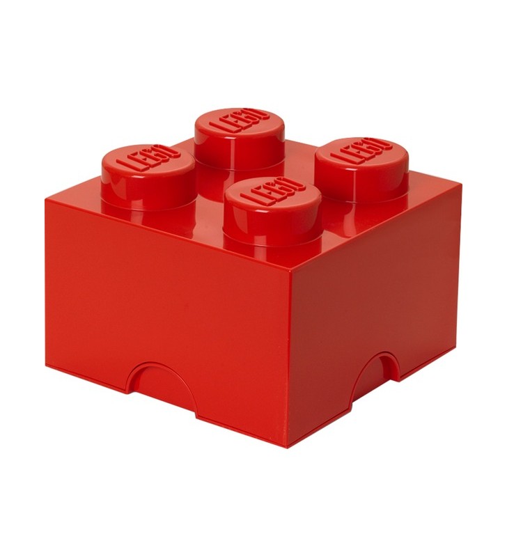 Room copenhaga lego storage brick 4 roșu, cutie de depozitare (roșu)