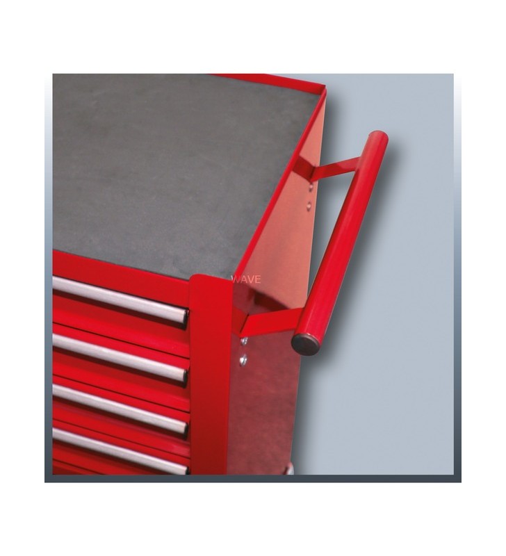 Cărucior de atelier einhell tc-tw 100, cărucior pentru scule (roșu)