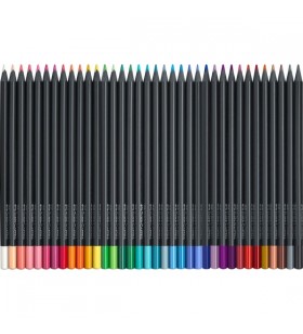 Creioane colorate faber-castell black edition, set de 36 (36 bucăți)