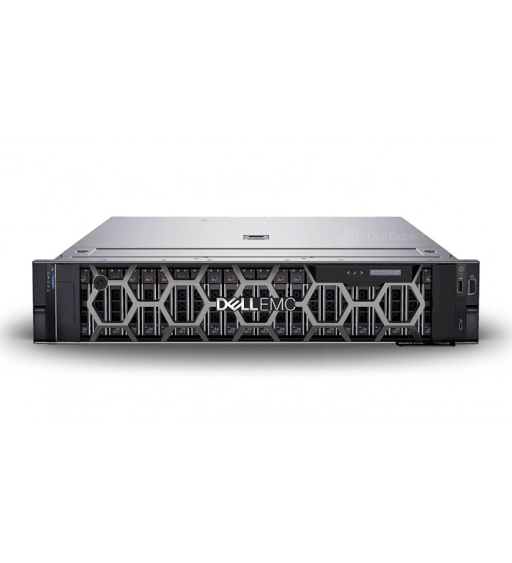 Dell poweredge r550 servere 480 giga bites cabinet metalic (2u) intel® xeon® silver 2,8 ghz 16 giga bites ddr4-sdram 800 w