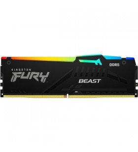 Memorie Kingston FURY DIMM 8GB DDR5-5600 (negru, KF556C36BBEA-8, Beast RGB, EXPO)