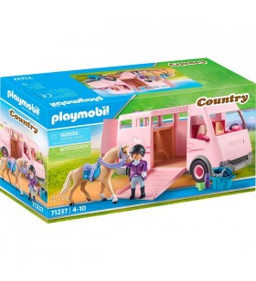 Playmobil 71237 jucărie de construcție cu transportator de cai