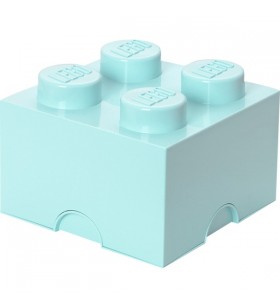 Room copenhaga lego storage brick 4 aqua, cutie de depozitare (albastru)