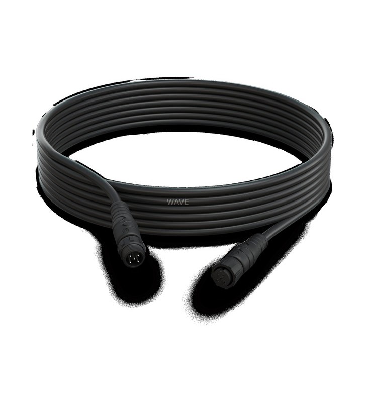 Cablu prelungitor exterior innr oec 150, 5 metri, cablu prelungitor (negru, pentru spoturi de exterior, lumini de piedestal de exterior, lumină flexibilă de exterior)