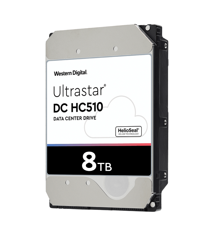 8tb ultrastar dc hc510 huh721008ale604, 7200 rpm, sata 6gb/s, 512e, 256mb cache, 3.5-inch, se, w/power disable pin (pin3) hdd