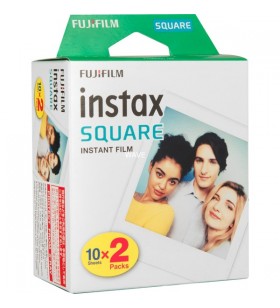 Film fujifilm instax square 2x 10s, hârtie foto (cadru alb)
