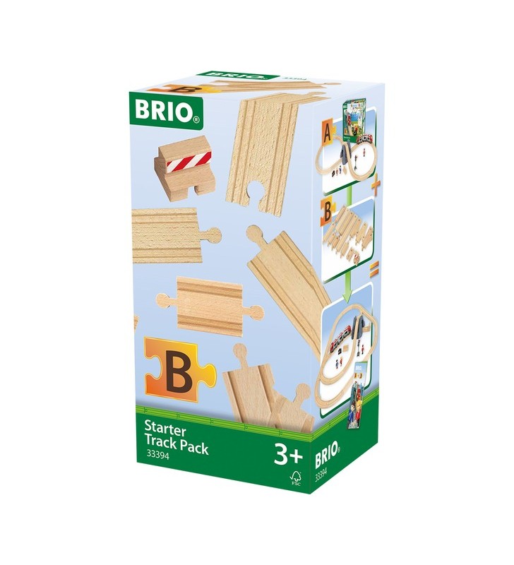 Brio world tracks starter pack b, pistă (lemn)