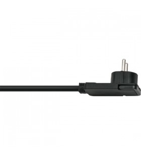 Cablu prelungitor brennenstuhl, 1x mufă plată înclinată (negru, 10 metri)