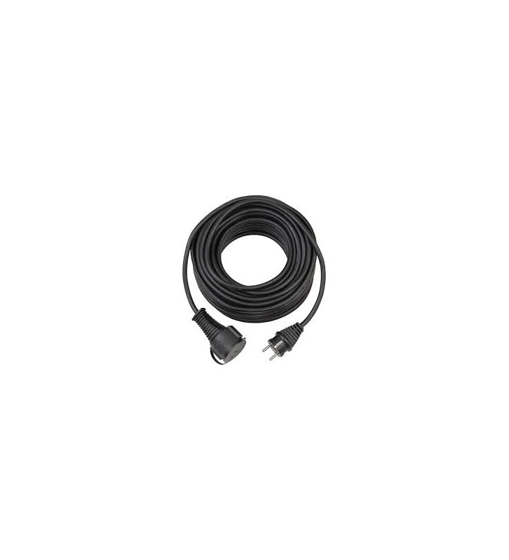 Cablu prelungitor brennenstuhl, 1x mufă plată înclinată (negru, 10 metri)