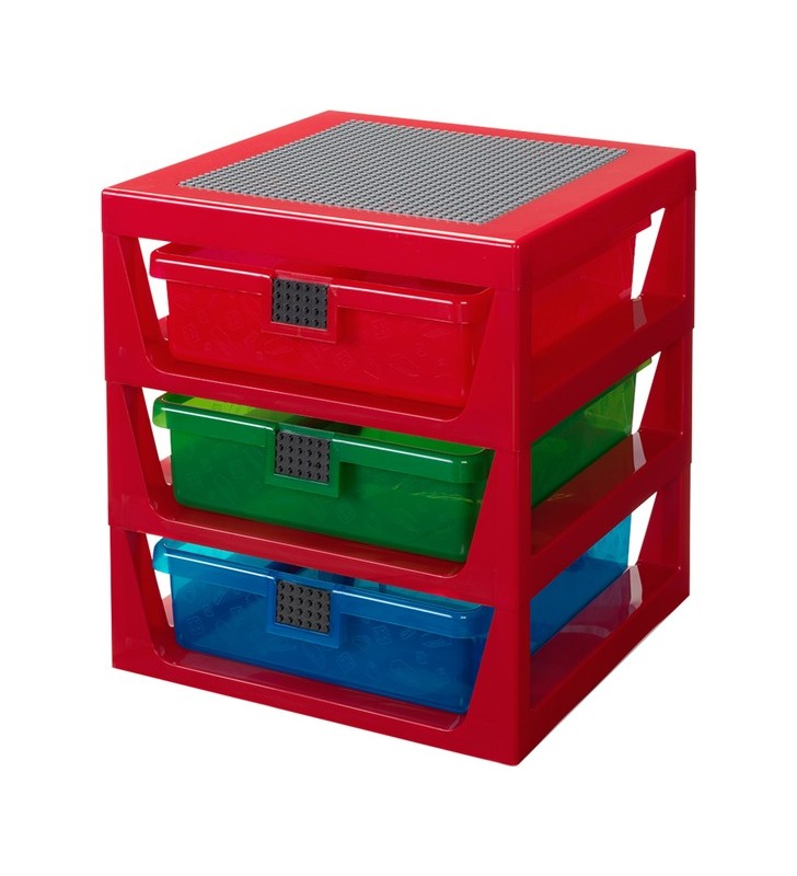 Room copenhagen lego sertar cutie, cutie depozitare (roșu)