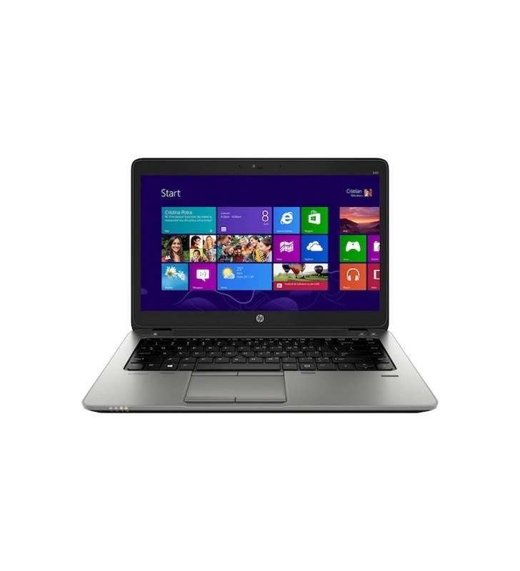 Laptop hp elitebook 840 g2, intel core i5 5300u 2.3 ghz, intel hd graphics 5500, wi-fi, 3g, bluetooth, webcam, diplay 14" 1366 by 768, grad b, 8 gb ddr3, 512 gb ssd sata, windows 10 pro