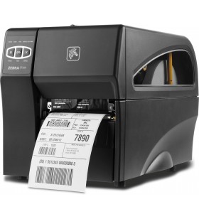 Zebra tt printer zt220 203 dpi, euro and uk cord, serial, usb, int 10/100