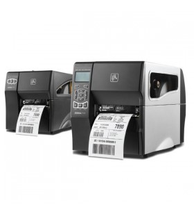 Zebra zt230 300dpi label printer with lcd and cutter - thermal transfer
