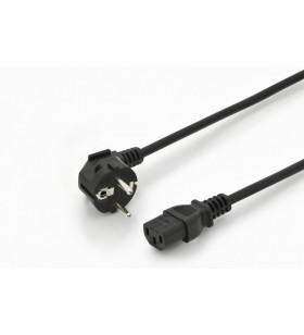 Digitus power cord, cee 7/7 (type-f) - c13, 90ø angled
