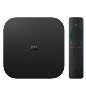 Mediaplayer xiaomi mi tv box s, 4k, control voce, negru