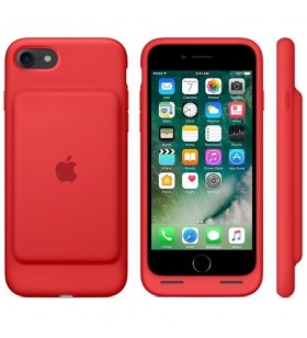 Husa de protectie cu baterie apple pentru iphone 7, red