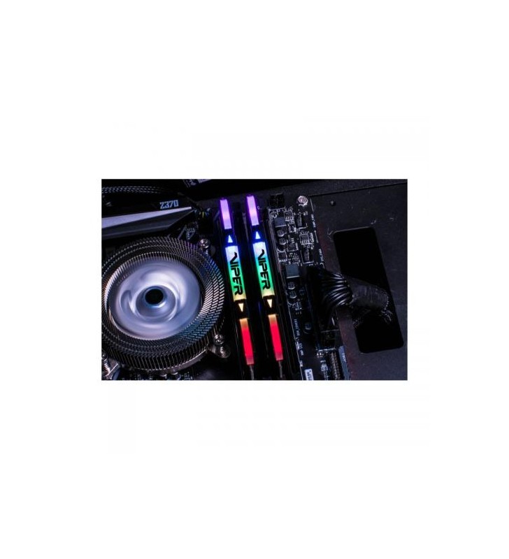 Kit memorie  viper rgb black 16gb, ddr4-3000mhz, cl15, dual channel
