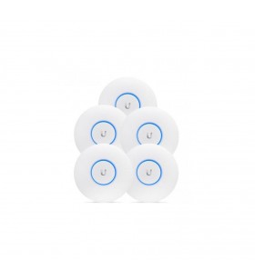Access point ubiquiti wireless 1300mbps, 2 x gigabit, dual-band 2,4ghz-5ghz, 3x3 11ac mimo, 5 pack, "uap-ac-pro-5"