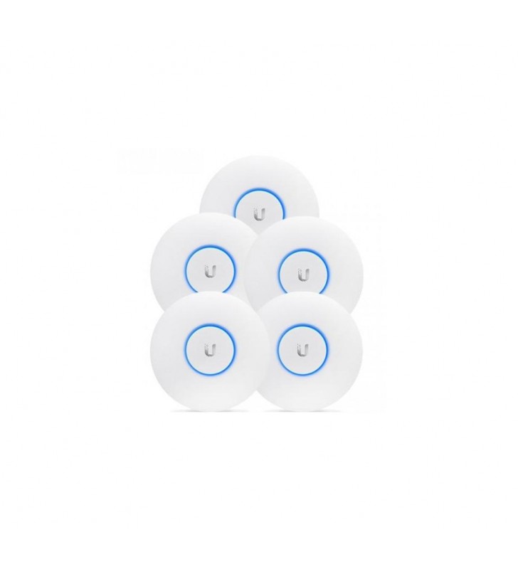 Access point ubiquiti wireless 1300mbps, 2 x gigabit, dual-band 2,4ghz-5ghz, 3x3 11ac mimo, 5 pack, "uap-ac-pro-5"