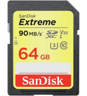 Extreme plus 64gb sdxc memoryc/up to 150mb/s uhs-i c10 u3 v30