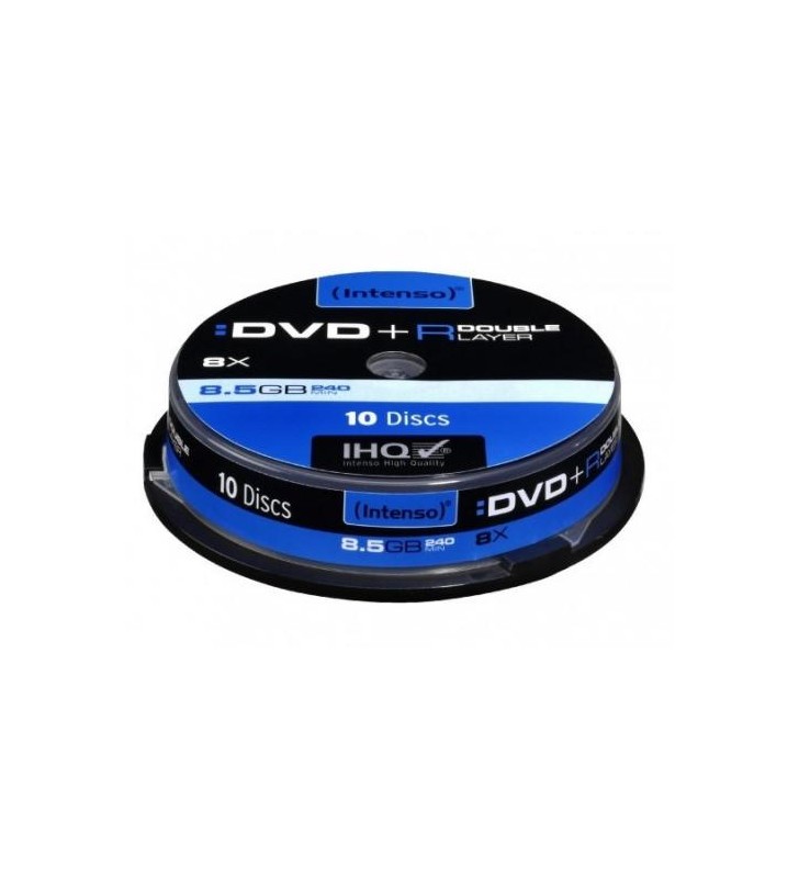 Dvd+r intenso doublelayer 8x, 8.5gb, 10buc, spindle